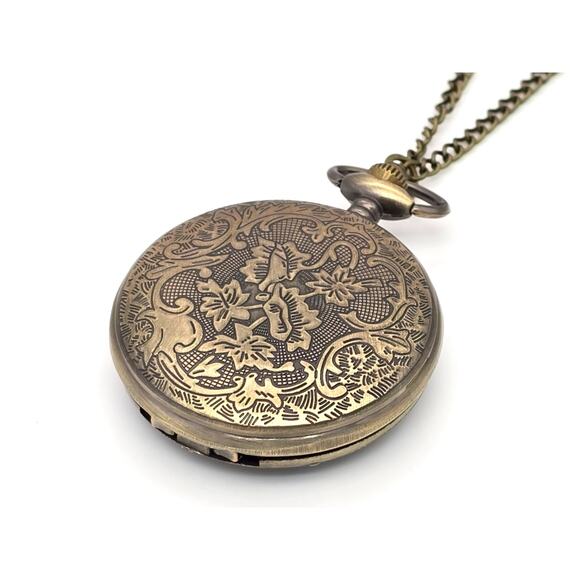 Tribal Chief Pocket Watch - Native American Art, Indian Motorcycle Gift Keepsake - Picture 7 of 9